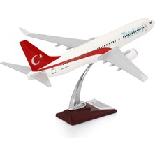 Zekupp Boeing 737-800 Türkiye Özel Tasarımlı 1/100 Maket Uçak, Model H