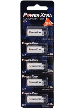 Power-Xtra Powerxtra 23A 12V Alkalin Pil 5 Adet