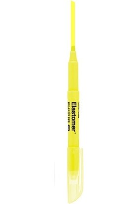 Lineplus Elastomer Fosforlu Kalem Pastel Renkler Limon Sarı
