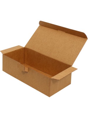 Kolici 26x12x7,5 cm Kilitli Kutu - Kraft(10 Adet)