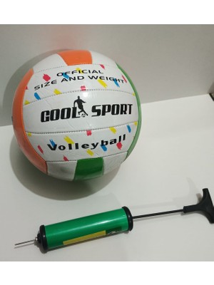 Voleybol Topu ve Şişirme Pompası