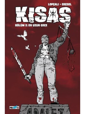 Kısas: Bölüm 2: En Uzun Gece: Kapak A - Kamil Lofçalı