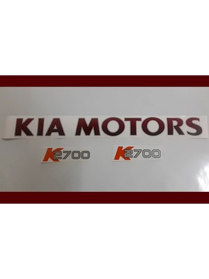 3M Kıa Motors Etiket K2700 SET
