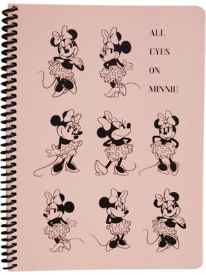 Disney Keskin Color Disney All Eyes On Minnie Çizgili Defter 16,5X22,5 80 Yaprak