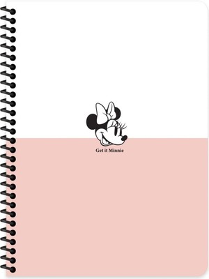 Disney Keskin Color Disney Get It Minnie Çizgili Defter 16,5X22,5 80 Yaprak
