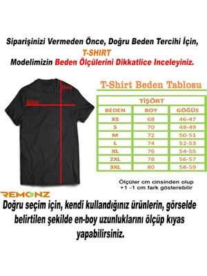 Remonz Freja Baskılı  Pamuk Oversize T-Shirt Büyük Beden Tişört