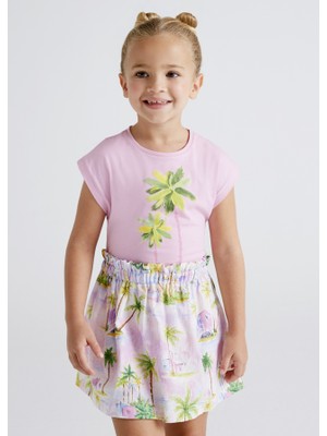 Mayoral Kız Çocuk Yazlık Tişört Etek 2 Li Set 3955