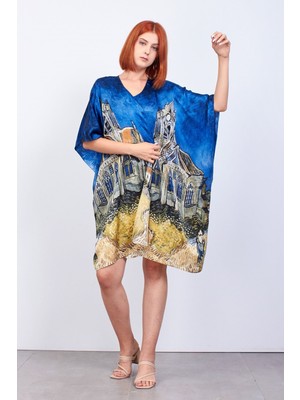 Nomads Felt Kimono Ipek Sabahlık Kaftan Pareo Van Gogh