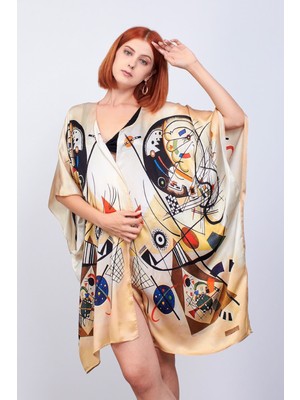 Nomads Felt Kimono Ipek Kaftan Pareo Kandinsky