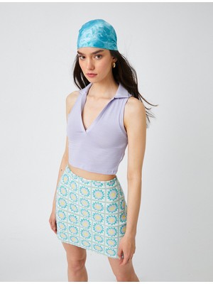 Koton Crop Atlet Polo Yaka