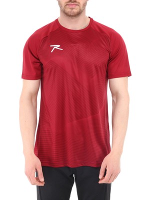 Raru Erkek Baskılı T-Shirt Justa Bordo