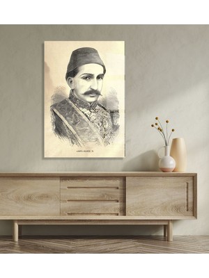 Bk Gift Sultan Iı Abdülhamid Han Tasarımlı Cam Tablo 30X45CM-1