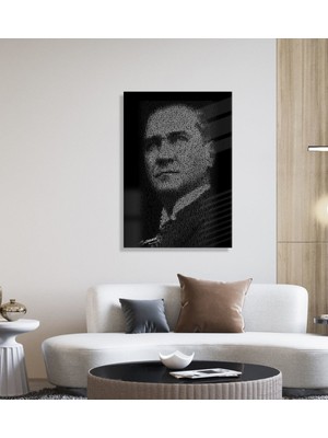 Bk Gift Atatürk Temalı Cam Tablo 30X45CM-10