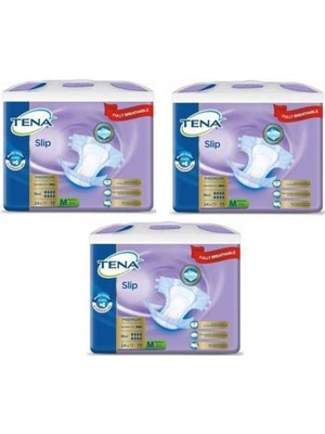 Tena Maxi 8 Damla Belbantlı M Beden Hasta Bezi 24 lü 3 Paket