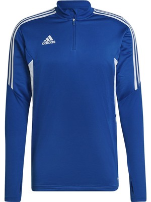 adidas CON22 Tr Top Erkek Futbol Uzun Antrenman Üstü HA6271 Mavi