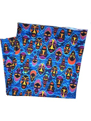 La Pescara African Mask Mavi Bandana BND08