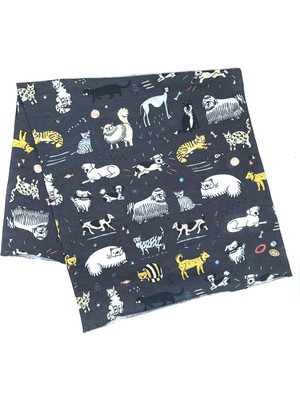 La Pescara Cutest Animal Gri Bandana BND85