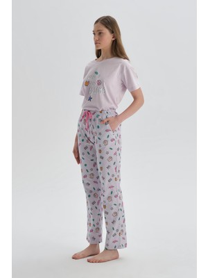 Dagi Lila Pijama Takım