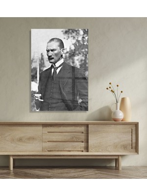 Bk Gift Atatürk Temalı Cam Tablo 30X45CM-6