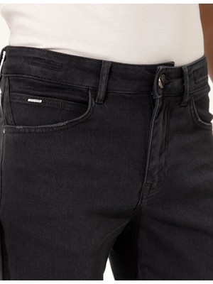 Pierre Cardin Antrasit Straight Fit Denim Pantolon 50247780-VR006