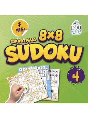 8x8 Çıkartmalı Sudoku (4) - Eda Serdaroğlu Daş