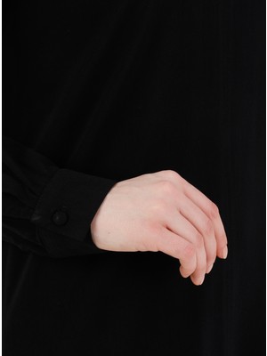 Refka Doğal Kumaşlı Tunik&pantolon Ikili Takım - Siyah - Refka Casual