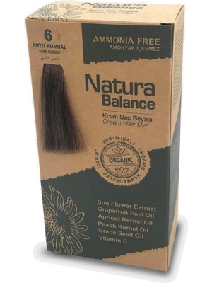 Natura Balance Kit Saç Boyası Koyu Kumral 6