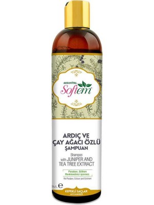 SOFTEM Ardıç ve Çay Ağacı Özlü Şampuan 400 ml