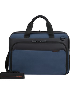 Samsonite KF9-01-002 15.6" Mysight USB Girişli Notebook Çantası Mavi