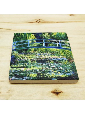 Harikapoli Claude Monet Set 8 - Kupa-Traverten Bardak Altlığı 1