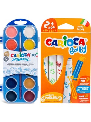 Carioca Baby Keçeli Kalem ve Sulu Boya Seti