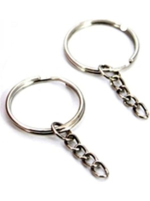 Aklar Çanta Zincirli Anahtarlık Halkası 2,5cm 100 Adet