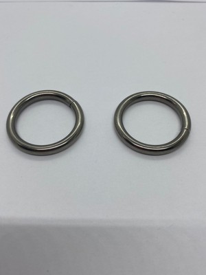 Aklar Çanta 50 Adet Yuvarlak Halka Siyah (2,5CMX4MM)