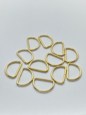 Aklar Çanta 10 Adet D Halka Sarı (3CMX3MM)