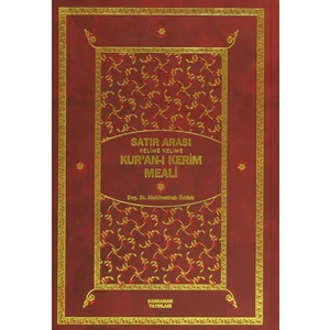 Satır Arası Kelime Kelime Kur'an-I Kerim Meali (Iki Cilt Bir Arada Orta Boy) - Abdülvehhab Öztürk