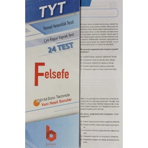 Basamak Yayınları 2020 TYT Felsefe Çek - Kopar Yaprak Test