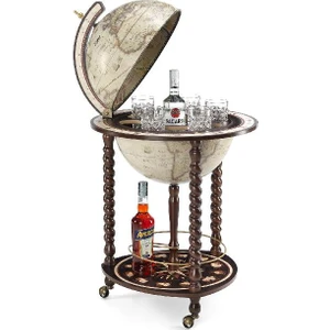 Explora Old White Haritalı Dünya Bar 40CM Çap