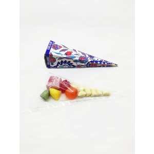 SuNaz Mevlüt Şekeri Çini Desenli Külah Kutu Mevlüt Şekeri 10KÜLAH x 50GR