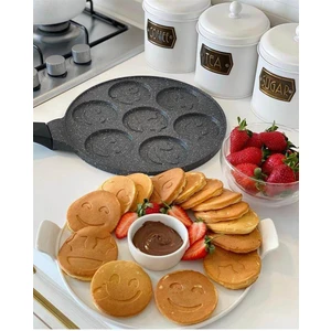 Döküm Gülenyüz Emojili Pankek Tavası