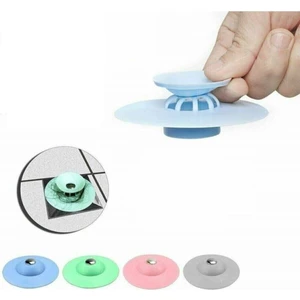3 Lü Silikon Süzgeçli Lavabo Banyo Tıkacı Evye Küvet Gider Tıpası