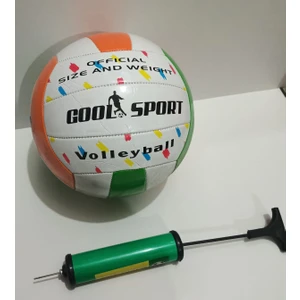 Voleybol Topu ve Şişirme Pompası
