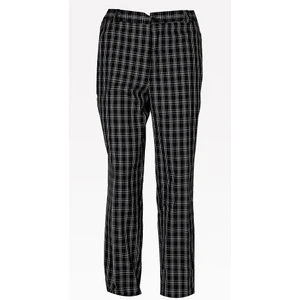 My Chef Aşçı Pantolonu Lastikli Siyah Beyaz Ekose Desenli Unisex Şef Pantolon