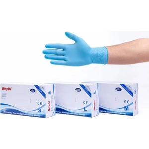 Nitril Pudrasız Mavi Small 100LÜ