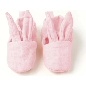 Deux Lapins Bebek Innocent Pink Müslin Bebek Patik Pembe 0-6 Ay
