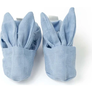 Deux Lapins Bebek Endless Blue Müslin Bebek Patik Mavi 0-6 Ay