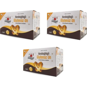Karabuğdaylı Glutensiz Un 5 kg 3'lü