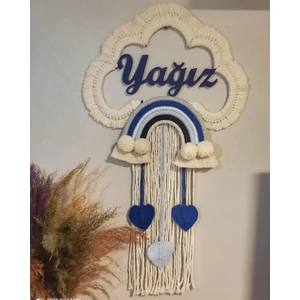 Purple Dreams Makrome Bebek Kapı Süsü