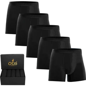 Erkek Modal Boxer 5'li Paket Pamuklu Esnek Kumaş Premium Özel Hediye Kutusunda, İç Giyim, Çamaşır