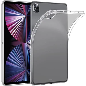 iPad Pro 12.9 2021 5.nesil Silikon Kılıf - Şeffaf