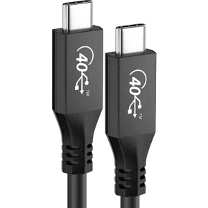 USB4PD100W08 Usb-If Sertifikalı 40GBPS, PD100W, 8k 30Hz, 4K 120Hz, 4K 60Hz, HDr - 0.8 mt USB 4 Kablo